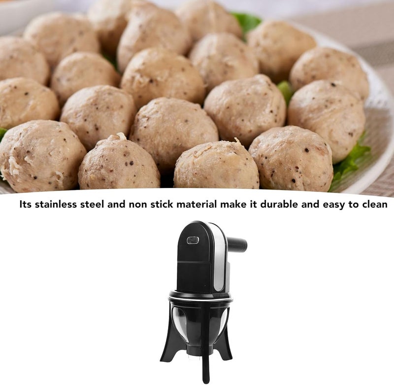 Fdit Meatball Maker Automatic Tangyuan Meatball Machine Automatic Meatball Maker for Freshmatic Automatic for Commercial Waffle Makers (US Plug) - Image 4
